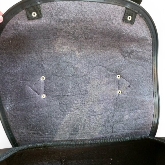 Vintage Waterproof Leather MotorcycleTail Bag Rear Seat Backpack Saddle Luggage - Picture 15 of 15